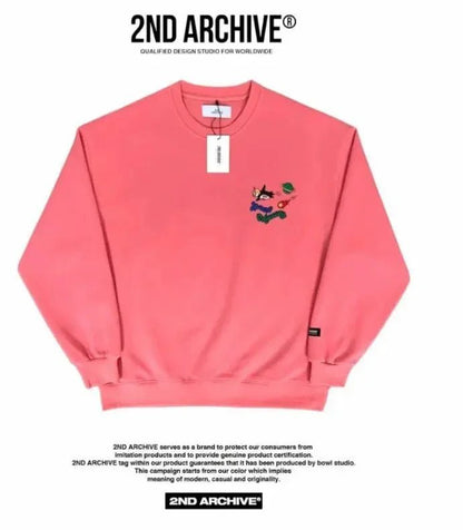 韓國直送🇰🇷 2ND ARCHIVE Odyssey Space Penjuin Sweatshirt - 4 Color - HLY &amp; CHOCCICO