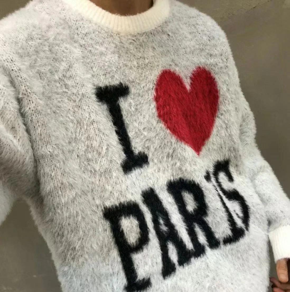 韓國直送🇰🇷 2ND ARCHIVE Paris Love Angora Knit - HLY &amp; CHOCCICO