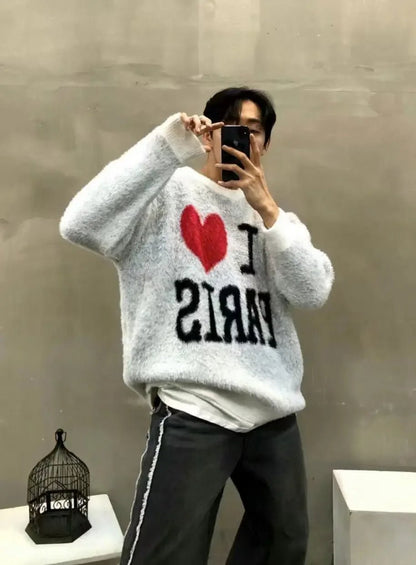 韓國直送🇰🇷 2ND ARCHIVE Paris Love Angora Knit - HLY &amp; CHOCCICO