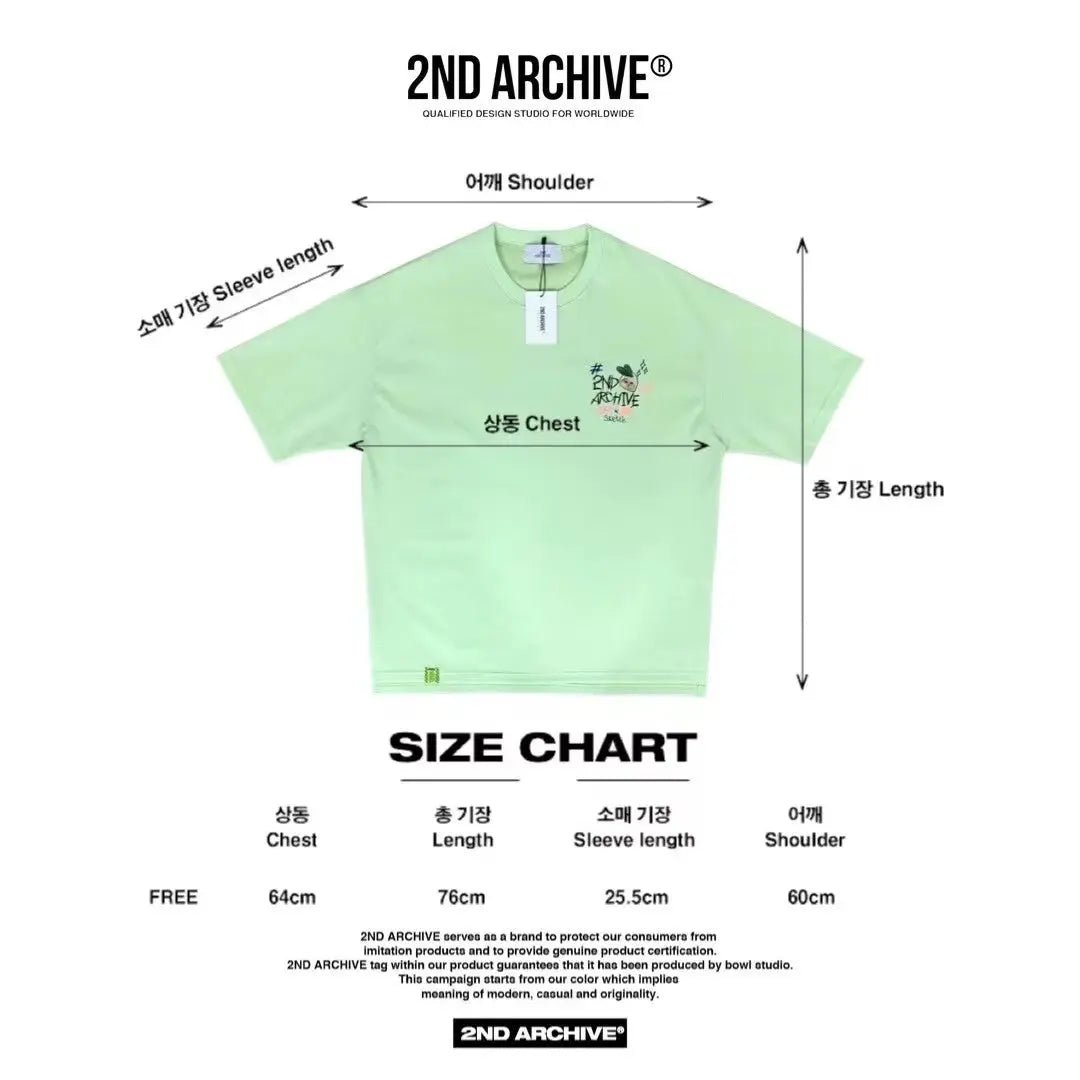韓國直送🇰🇷 2ND ARCHIVE Pink Flower Cat T-shirt - 4 Color HLY & CHOCCICO