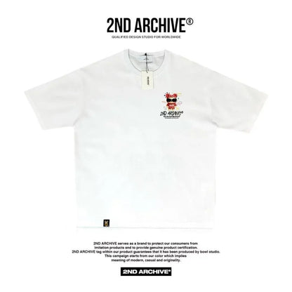 🇰🇷韓國直送🇰🇷 2ND ARCHIVE Pink Sun Glavibban Palti Tee - HLY &amp; CHOCCICO