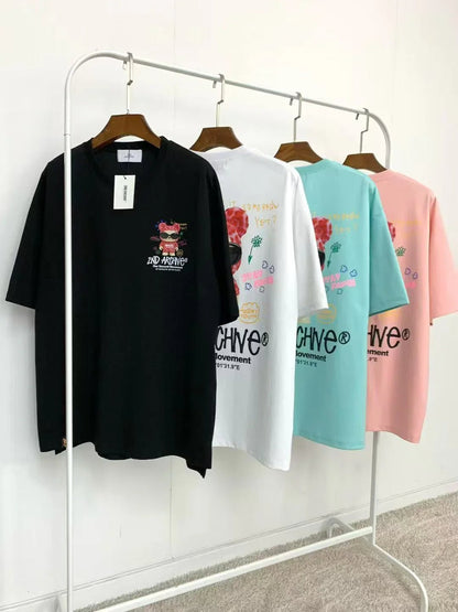 🇰🇷韓國直送🇰🇷 2ND ARCHIVE Pink Sun Glavibban Palti Tee - HLY &amp; CHOCCICO
