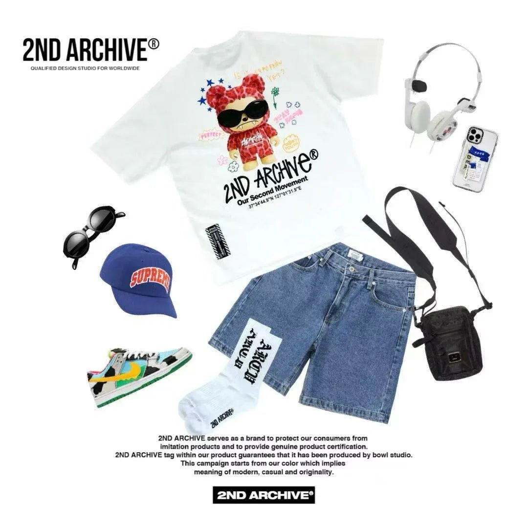 🇰🇷韓國直送🇰🇷 2ND ARCHIVE Pink Sun Glavibban Palti Tee - HLY &amp; CHOCCICO