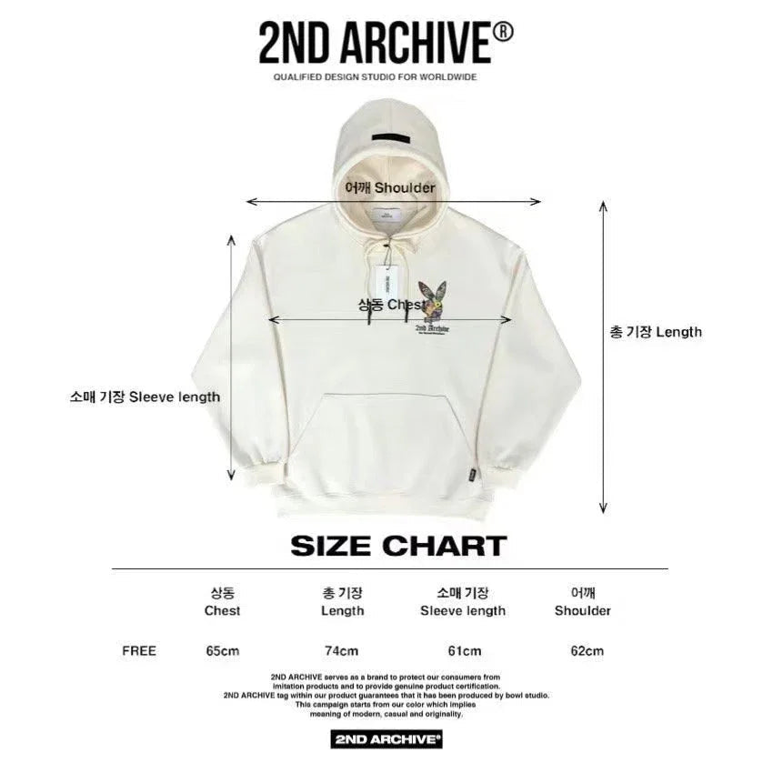 韓國直送🇰🇷 2ND ARCHIVE Play Rabbit Hoodie - HLY &amp; CHOCCICO