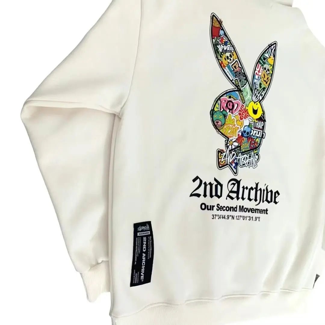 韓國直送🇰🇷 2ND ARCHIVE Play Rabbit Hoodie - HLY & CHOCCICO