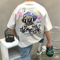韓國直送 2ND ARCHIVE Pug Crayon Tee - HLY & CHOCCICO