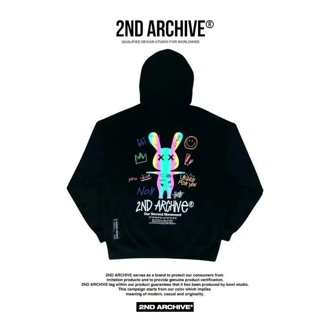 韓國直送🇰🇷 2ND ARCHIVE Rabbit XX Hoodies - HLY &amp; CHOCCICO