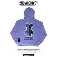 韓國直送 2ND ARCHIVE Scotch Half Bear Hoodie - HLY & CHOCCICO