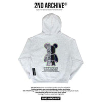 韓國直送 2ND ARCHIVE Scotch Half Bear Hoodie - HLY & CHOCCICO