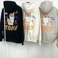 韓國直送🇰🇷 2ND ARCHIVE Shiba Inu Crayon Hoodie - HLY & CHOCCICO