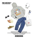 韓國直送🇰🇷 2ND ARCHIVE Shiba Inu Crayon Hoodie HLY & CHOCCICO