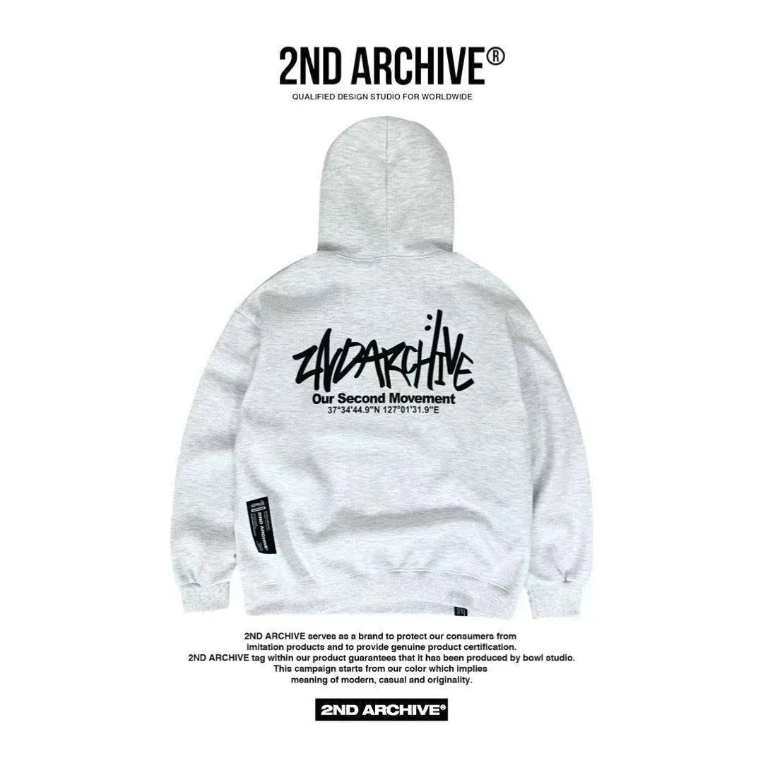 韓國直送🇰🇷 2ND ARCHIVE Signature Logo Hoodie - HLY &amp; CHOCCICO