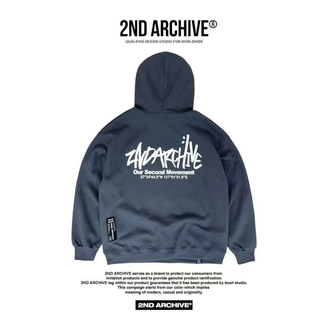 韓國直送🇰🇷 2ND ARCHIVE Signature Logo Hoodie - HLY &amp; CHOCCICO