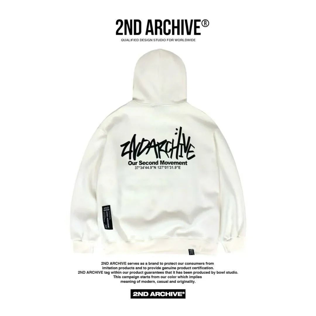 韓國直送🇰🇷 2ND ARCHIVE Signature Logo Hoodie - HLY &amp; CHOCCICO
