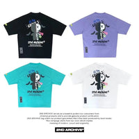 韓國直送🇰🇷 2ND ARCHIVE Skull Bear Scotch T-shirt -4 Color HLY & CHOCCICO