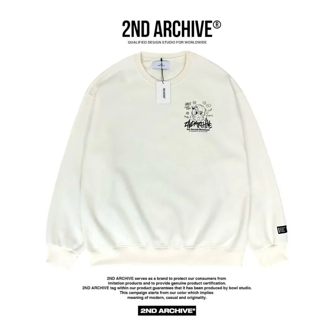 韓國直送 2ND ARCHIVE Smile Ball Cap Sweatshirt - HLY &amp; CHOCCICO