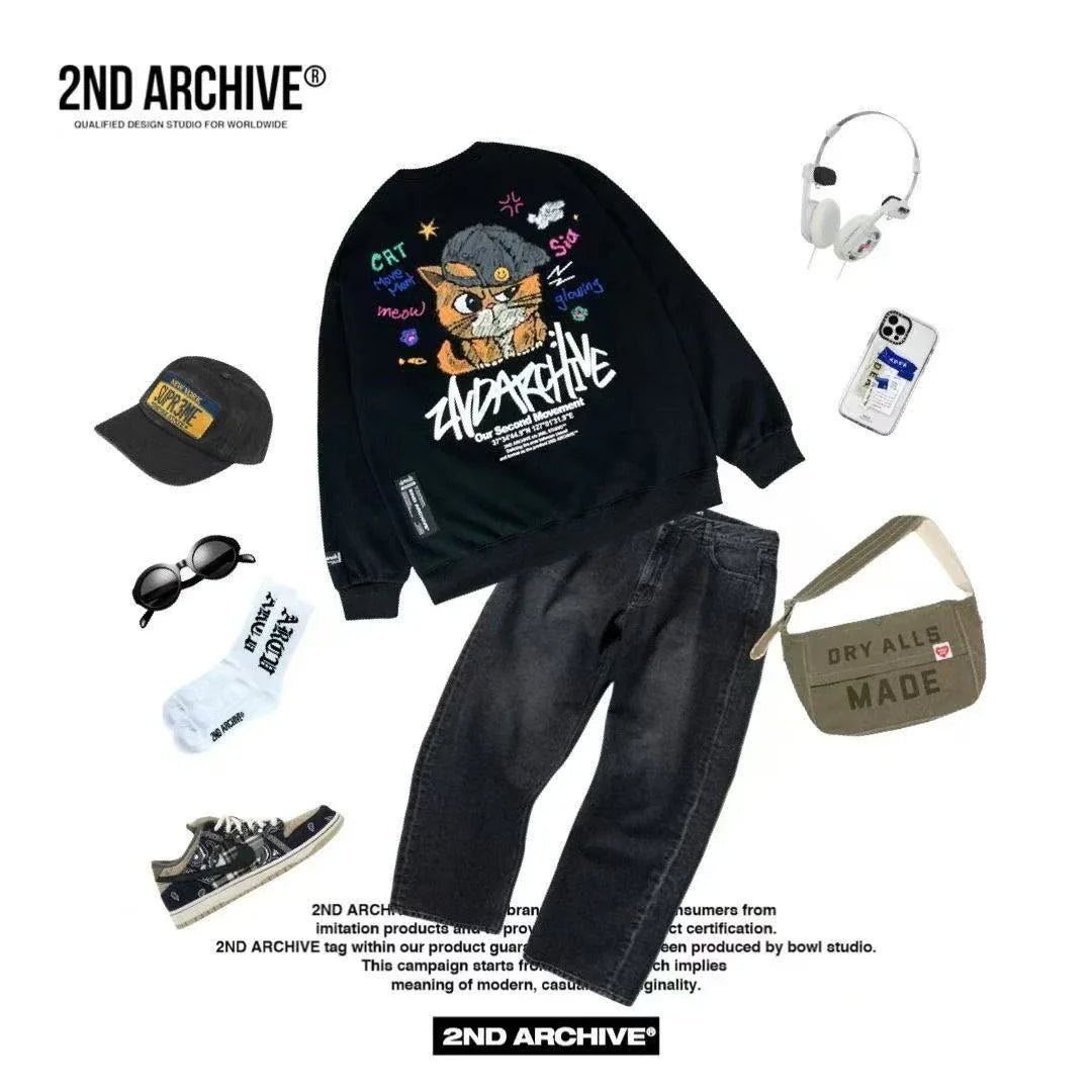 韓國直送 2ND ARCHIVE Smile Ball Cap Sweatshirt - HLY &amp; CHOCCICO