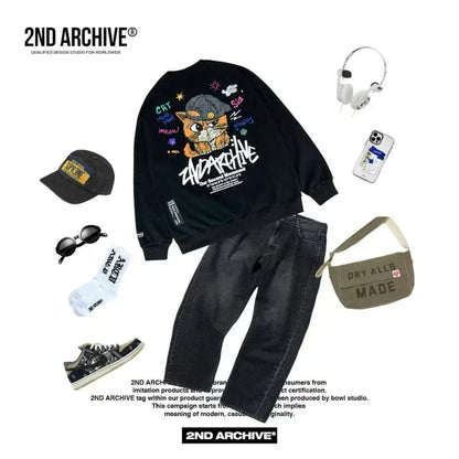 韓國直送 2ND ARCHIVE Smile Ball Cap Sweatshirt - HLY &amp; CHOCCICO