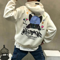 韓國直送🇰🇷 2ND ARCHIVE Sotch Beanie Buldog Hoodie - HLY & CHOCCICO