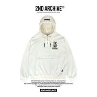 韓國直送2nd ARCHIVE Sticker Scotch Bear Hoodie - HLY & CHOCCICO