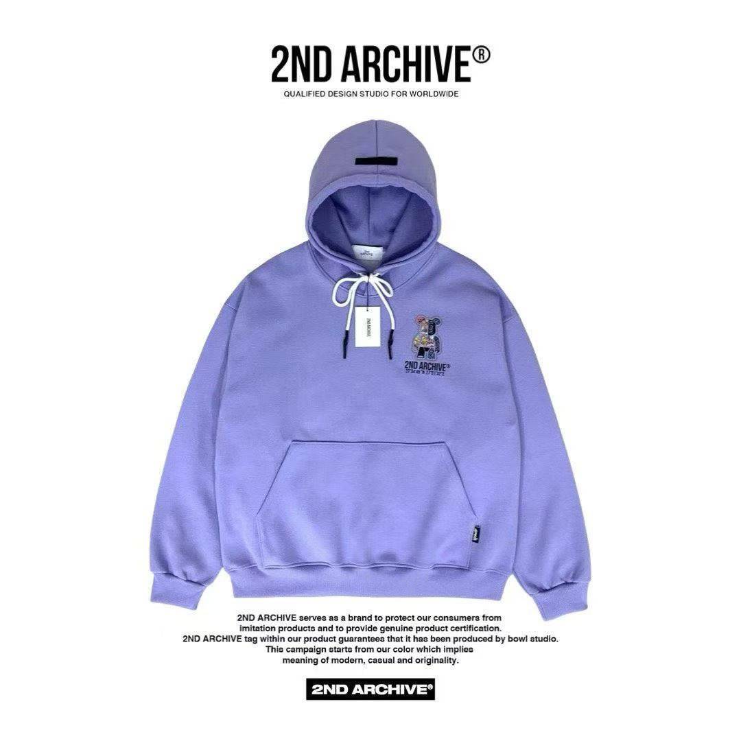 韓國直送2nd ARCHIVE Sticker Scotch Bear Hoodie - HLY & CHOCCICO
