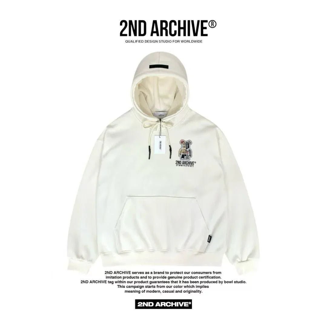 韓國直送2nd ARCHIVE Sticker Scotch Bear Hoodie - HLY &amp; CHOCCICO
