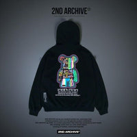 韓國直送2nd ARCHIVE Sticker Scotch Bear Hoodie - HLY & CHOCCICO