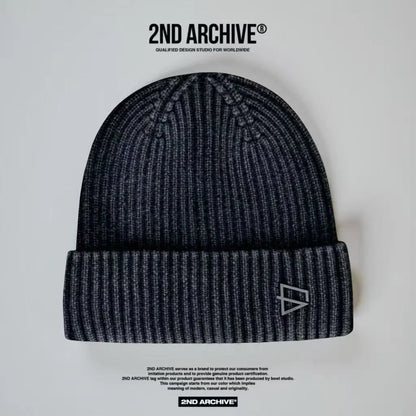 韓國直送 2ND ARCHIVE Stone Washing Cuff Beanie - HLY &amp; CHOCCICO