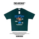 🇰🇷韓國直送🇰🇷 2ND ARCHIVE Swg Crayon Bear T-shirt - 4 Color - HLY & CHOCCICO