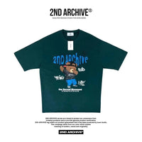 🇰🇷韓國直送🇰🇷 2ND ARCHIVE Swg Crayon Bear T-shirt - 4 Color - HLY & CHOCCICO