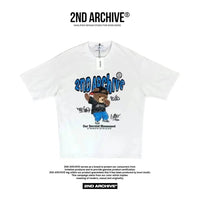 🇰🇷韓國直送🇰🇷 2ND ARCHIVE Swg Crayon Bear T-shirt - 4 Color - HLY & CHOCCICO