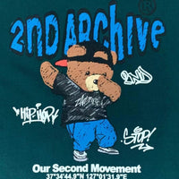🇰🇷韓國直送🇰🇷 2ND ARCHIVE Swg Crayon Bear T-shirt - 4 Color - HLY & CHOCCICO