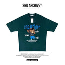 🇰🇷韓國直送🇰🇷 2ND ARCHIVE Swg Crayon Bear T-shirt - 4 Color - HLY & CHOCCICO