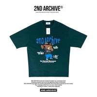 🇰🇷韓國直送🇰🇷 2ND ARCHIVE Swg Crayon Bear T-shirt - 4 Color - HLY & CHOCCICO