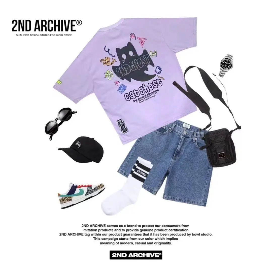 韓國直送🇰🇷 2ND ARCHIVE Tape Bulldog T-shirt - 4 Color - HLY & CHOCCICO