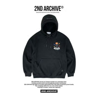 韓國直送🇰🇷 2ND ARCHIVE Tattoo Beanie Bear Hoodies - HLY & CHOCCICO