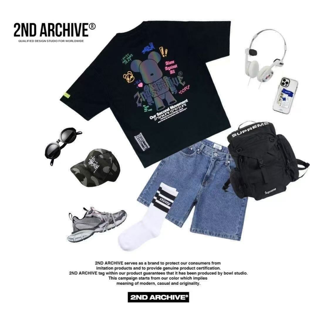韓國直送 2ND ARCHIVE Thunderbrick Scotch Tee - HLY & CHOCCICO