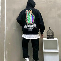 韓國直送🇰🇷 2ND ARCHIVE V Finger Hoodie - HLY & CHOCCICO