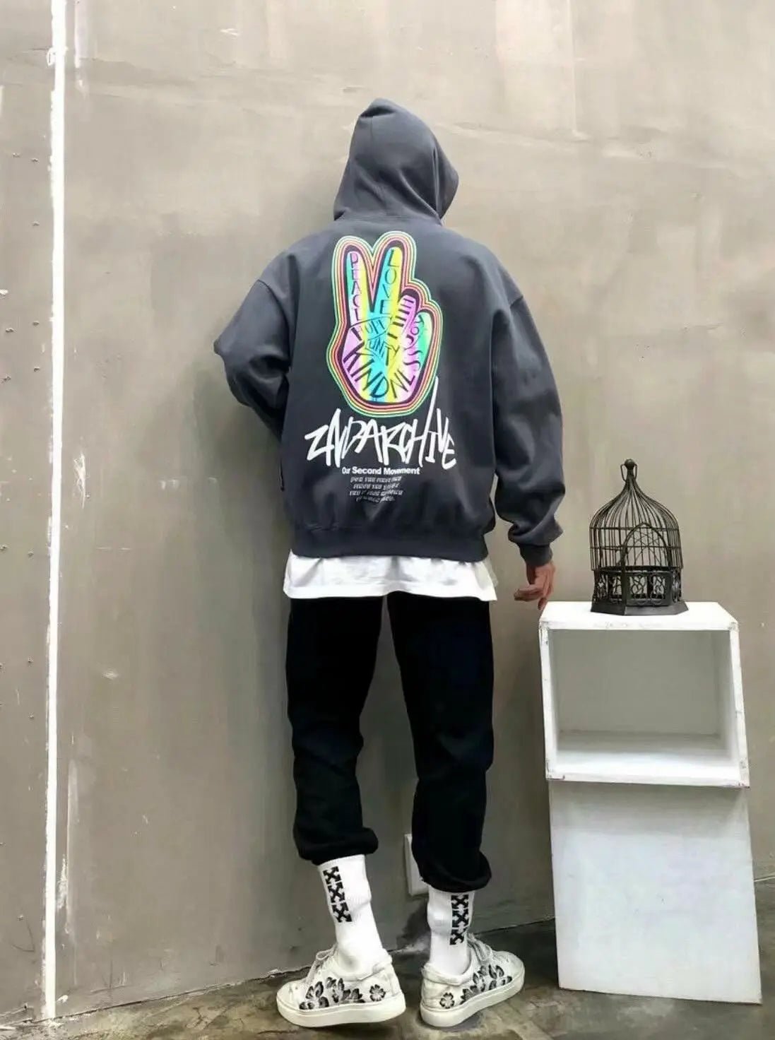韓國直送🇰🇷 2ND ARCHIVE V Finger Hoodie HLY & CHOCCICO