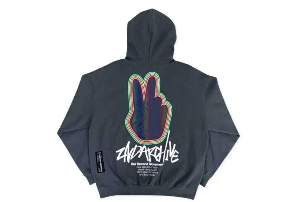 韓國直送🇰🇷 2ND ARCHIVE V Finger Hoodie - HLY &amp; CHOCCICO