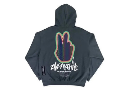韓國直送🇰🇷 2ND ARCHIVE V Finger Hoodie - HLY &amp; CHOCCICO