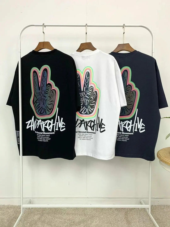 【One price $277/piece】🇰🇷Direct delivery from Korea🇰🇷 2ND ARCHIVE V Finger Tee -3 Color