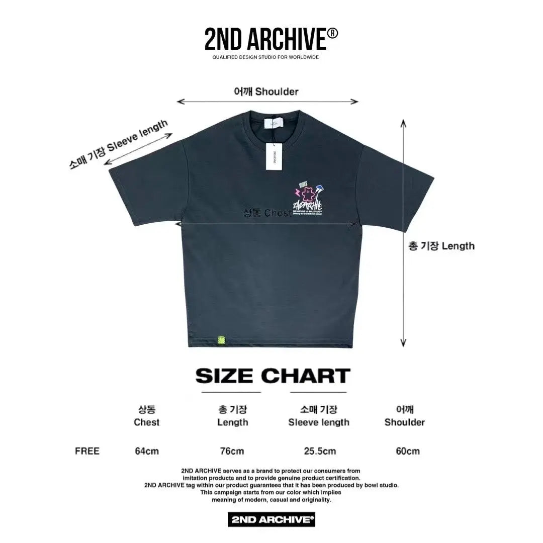 韓國直送🇰🇷 2ND ARCHIVE Vibe Bear Scotch T-shirt -3 Color HLY & CHOCCICO