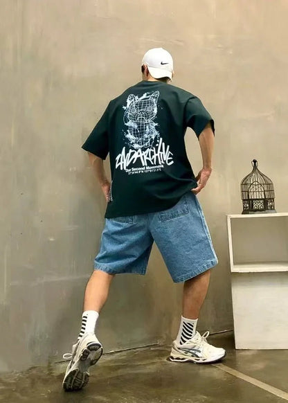 🇰🇷韓國直送🇰🇷 2ND ARCHIVE Water Line Buldog Tee - HLY &amp; CHOCCICO