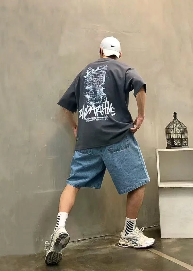 🇰🇷韓國直送🇰🇷 2ND ARCHIVE Water Line Buldog Tee - HLY &amp; CHOCCICO