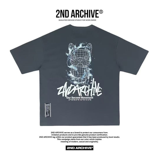 🇰🇷Directly from Korea🇰🇷 2ND ARCHIVE Water Line Buldog Tee