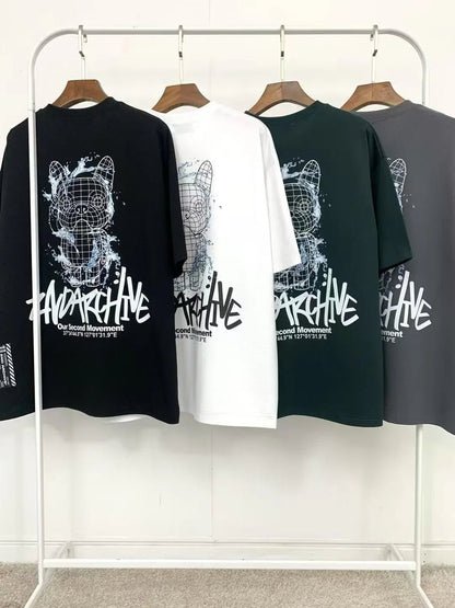 🇰🇷韓國直送🇰🇷 2ND ARCHIVE Water Line Buldog Tee - HLY &amp; CHOCCICO