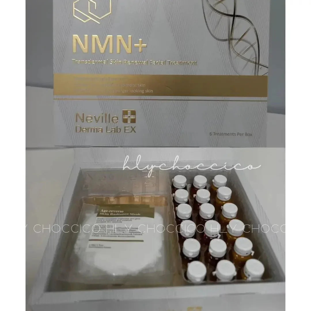 【一口價$339/盒】Neville Derma Lab EX NMN+ 肌能導入活膚療程 1盒/6次 - HLY &amp; CHOCCICO