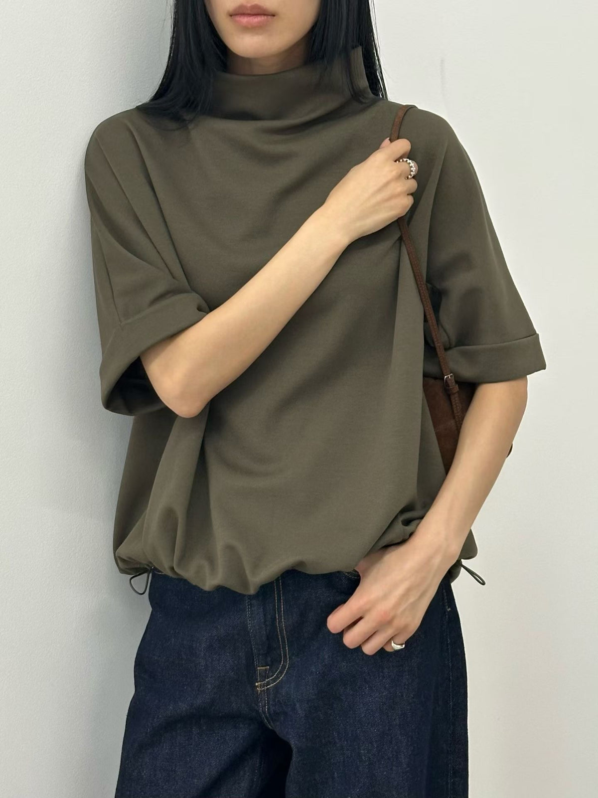 Direct from Korea: Drop Hem Tee