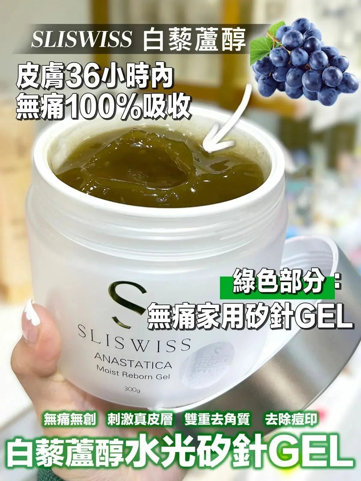 【一口價$399/瓶】Sliswiss 白藜露醇 矽針Gel ⭐升級新版2.0⭐ - HLY &amp; CHOCCICO
